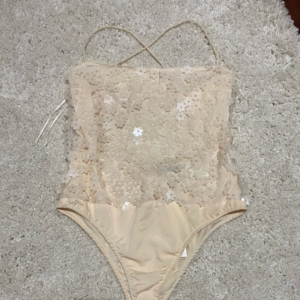 ZARA Sequin bodysuit!